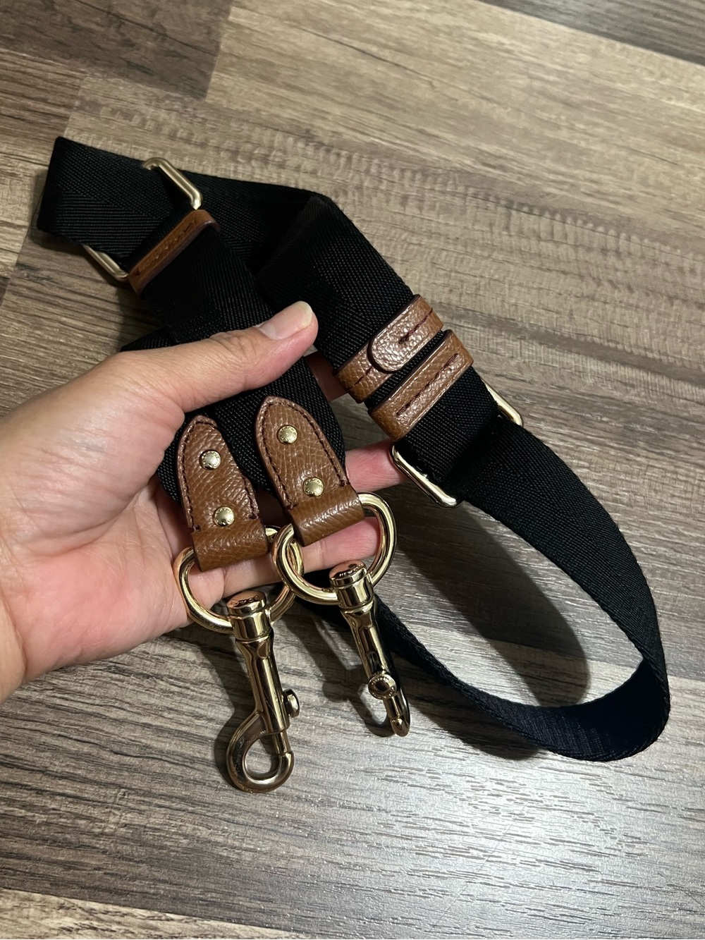 Coach New York Black & Brown strap - replacement strap